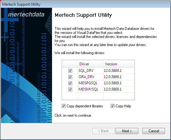 Mertech Drivers - Support Utility