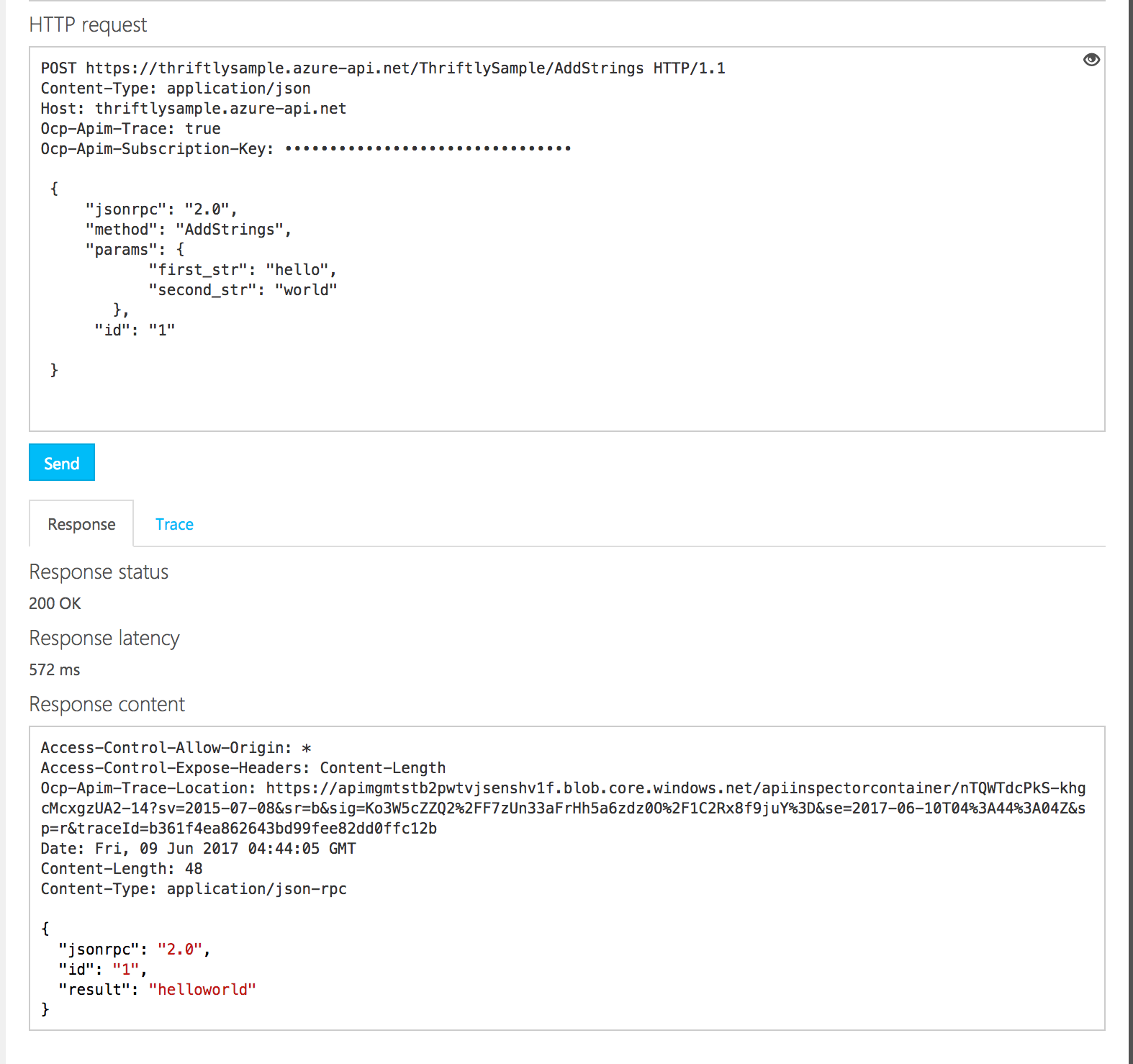 Manage Thriftly APIs using Azure API management service