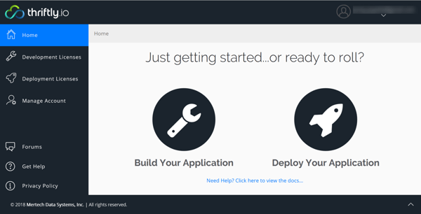 getting started_Thriftly dashboard