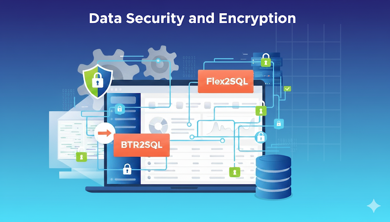 Data Security with Flex2SQL and BTR2SQL Connectivity Products